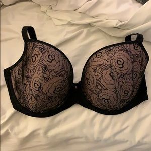 Beautiful Rose Lace Freya Bra 36I (US) 36G (UK)
